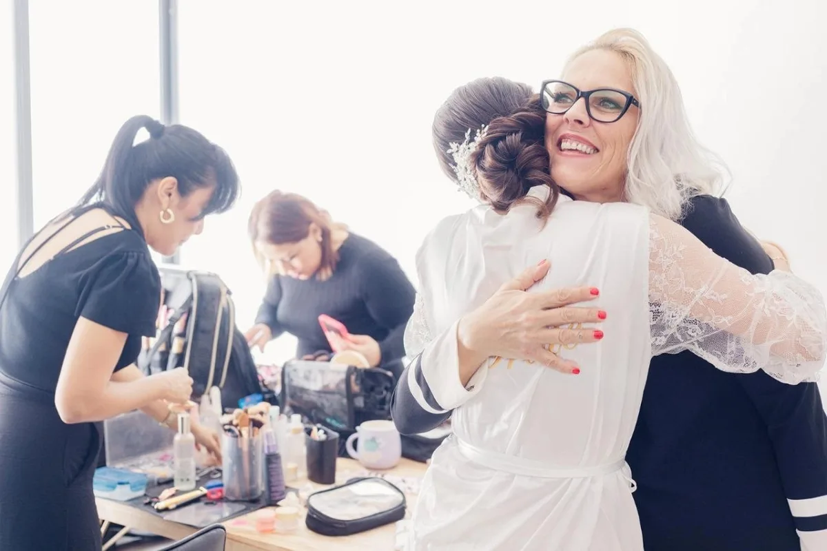 Bridal hair and airbrush makeup by VO evolution — photograph 14